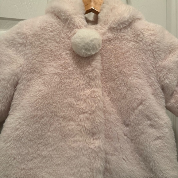 Kids Pink and White Puffer Jacket - Picture 2 of 14